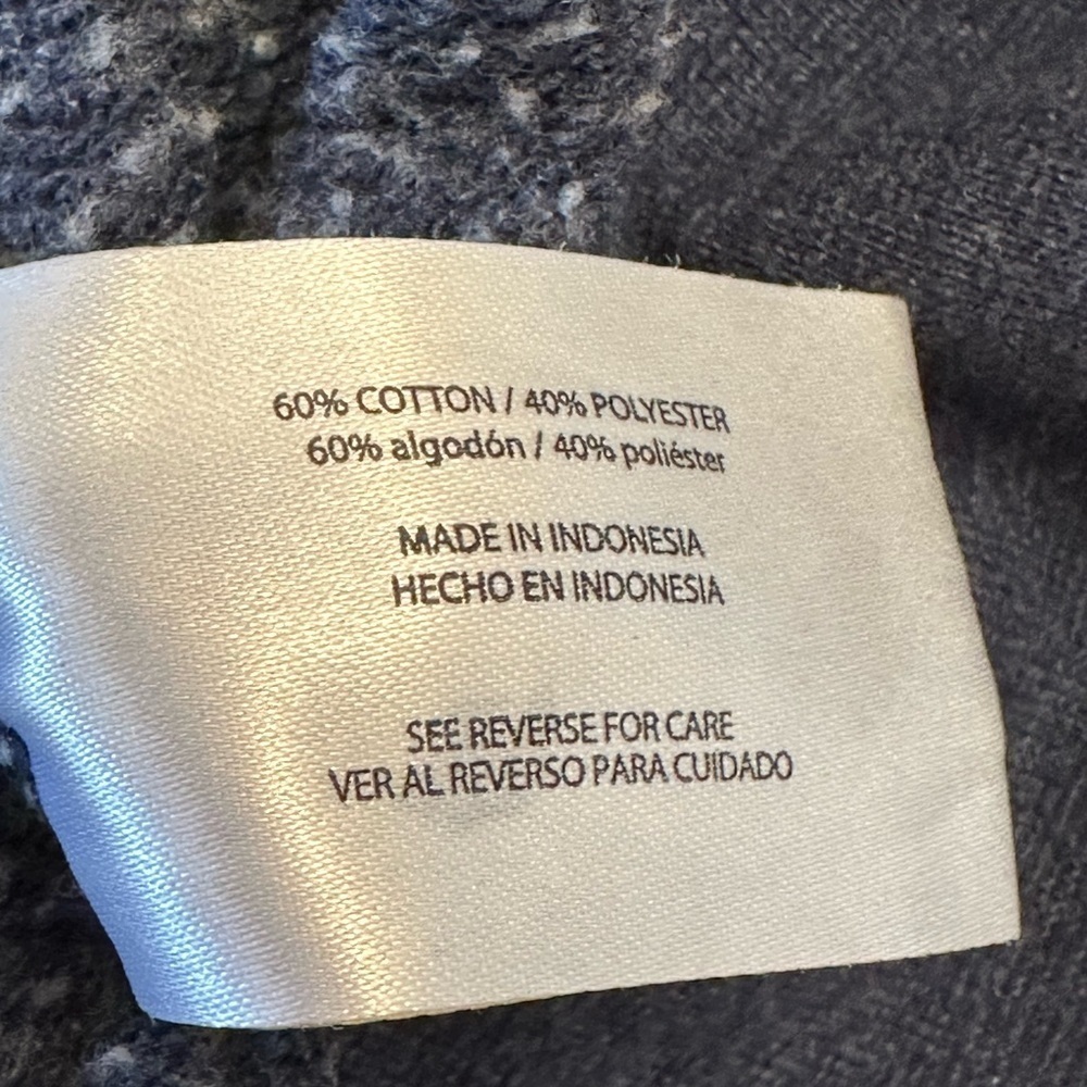 Orvis Men’s Signature Quarter-Zip Sweatshirt Dark Heather Navy Sz L​ - Picture 7 of 7